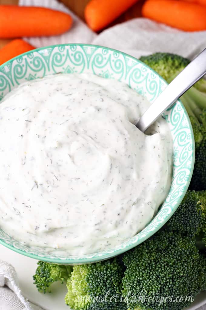 Easy Chip and Veggie Dip