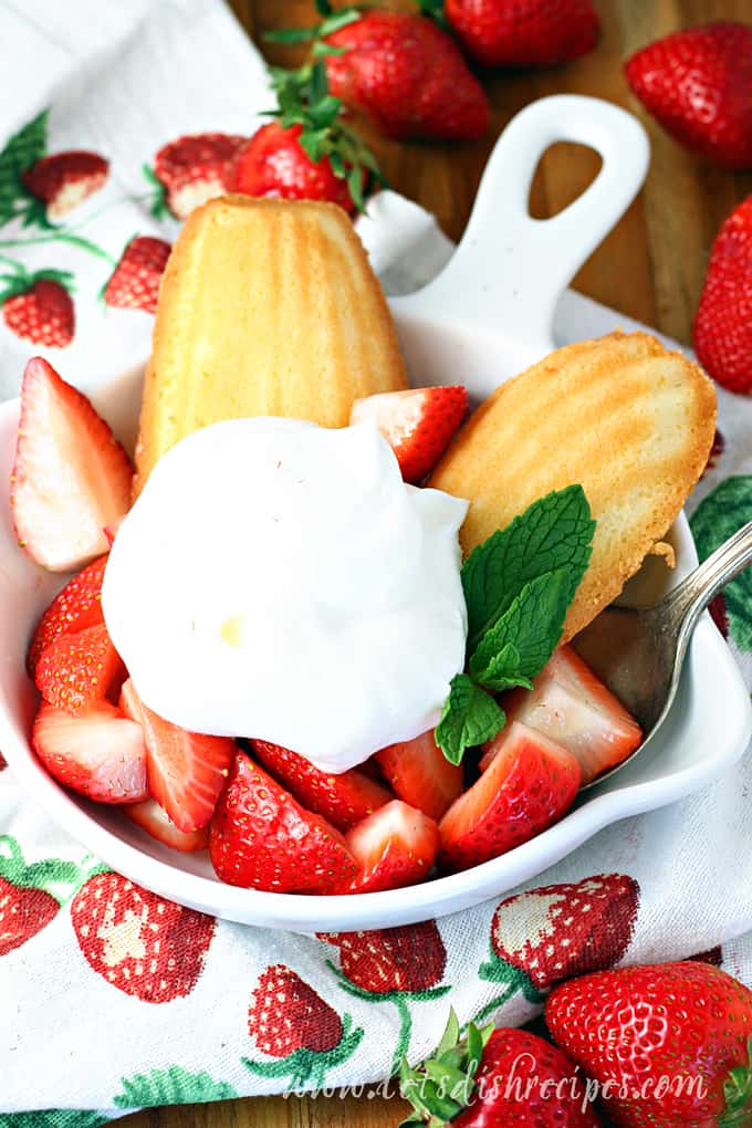 Madeleine Strawberry Shortcakes