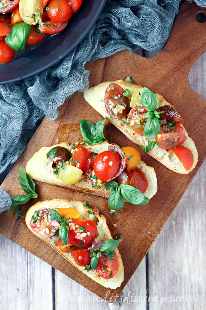 Cherry Tomato Bruschetta