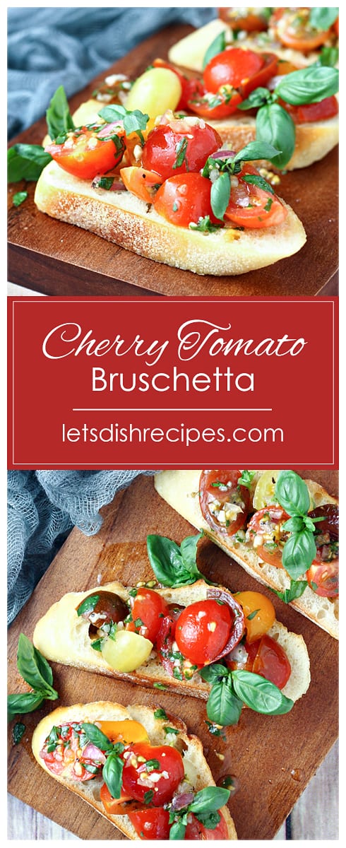 Cherry Tomato Bruschetta