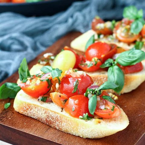 Cherry Tomato Bruschetta feature