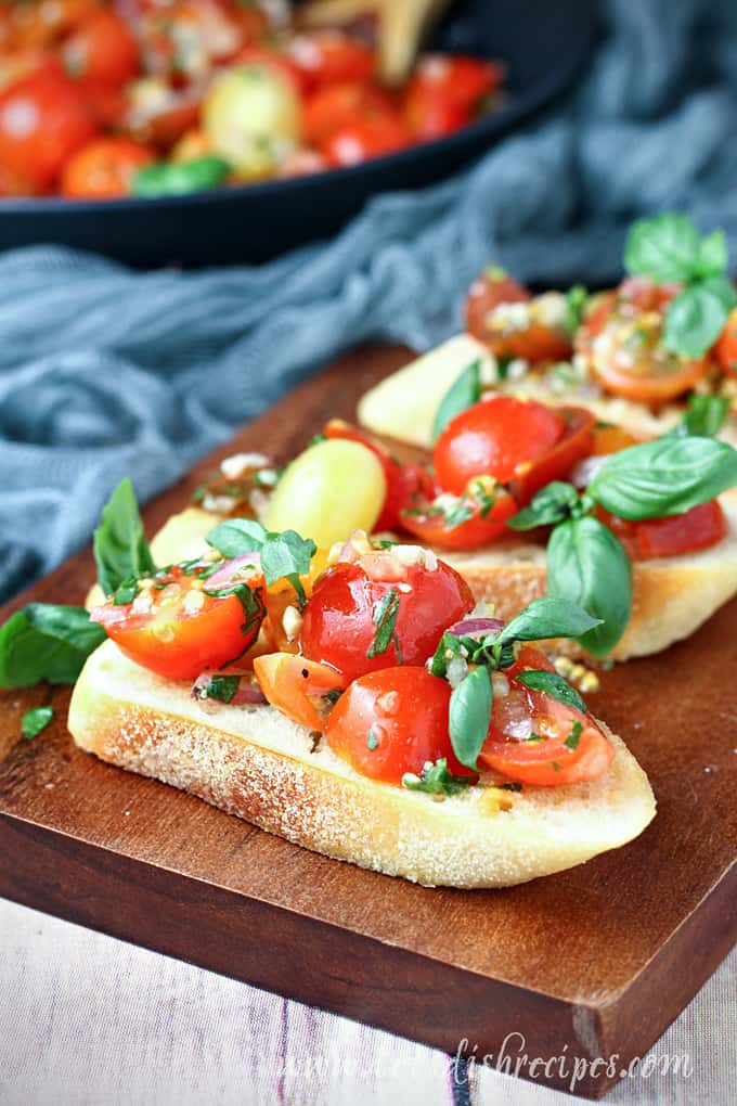 Cherry Tomato Bruschetta