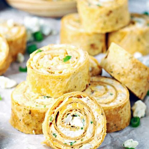 Buffalo Chicken Tortilla Pinwheels feature