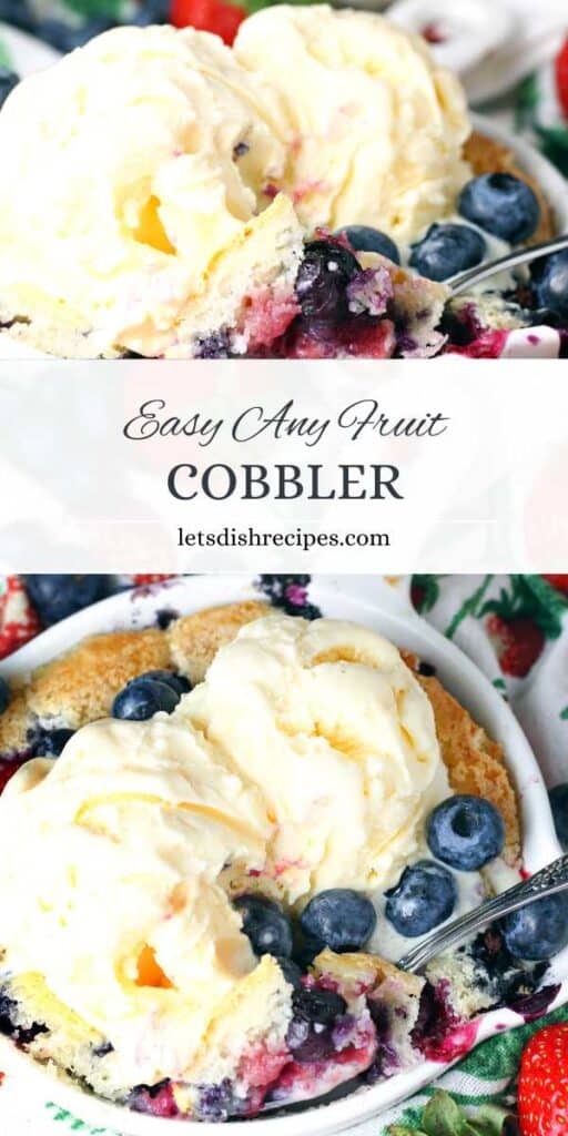 Easy Any Fruit Cobbler