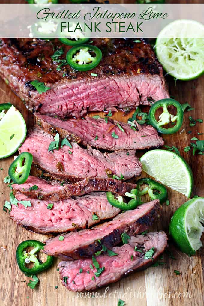 Grilled Jalapeno Lime Flank Steak