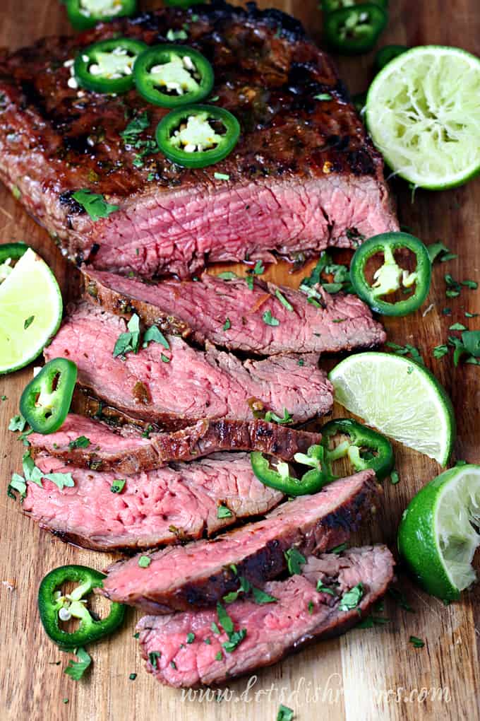 Grilled Jalapeno Lime Flank Steak