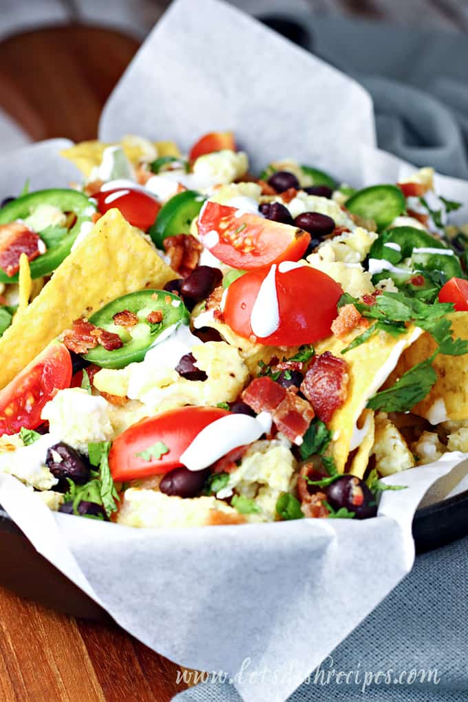 Loaded Breakfast Nachos