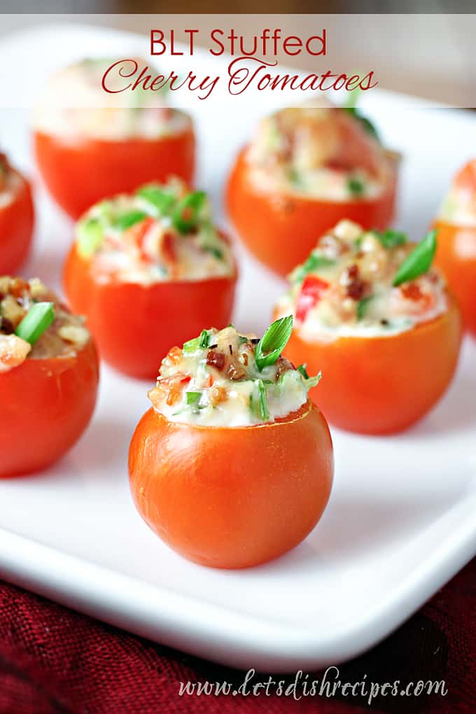 BLT Stuffed Cherry Tomatoes