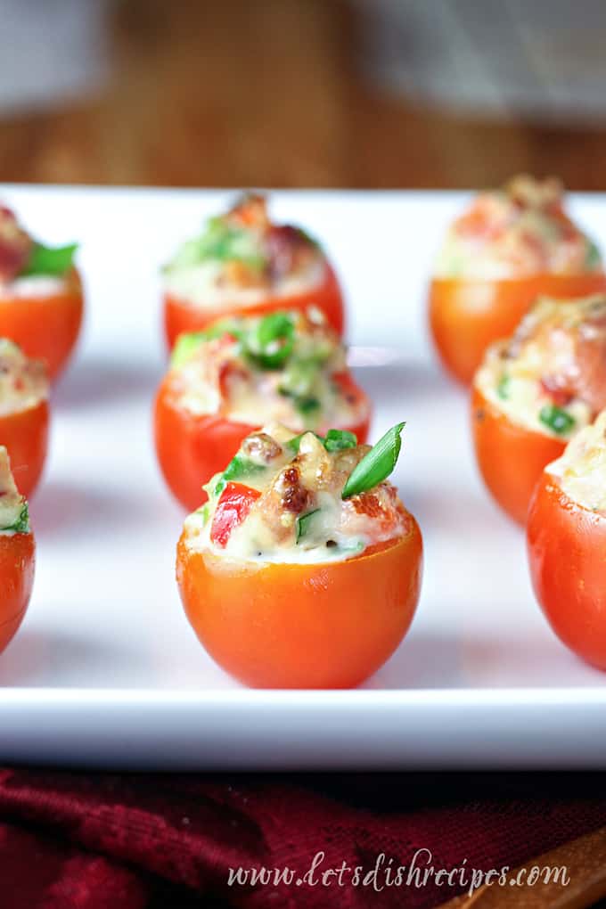 BLT Stuffed Cherry Tomatoes