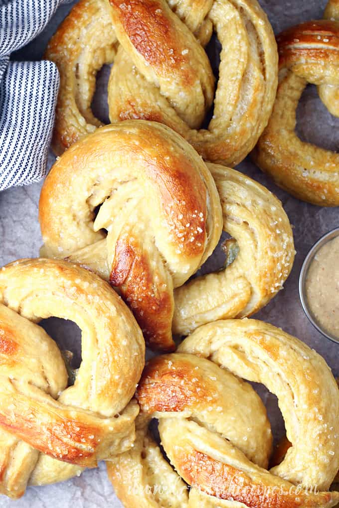 Homemade Baked Soft Pretzels