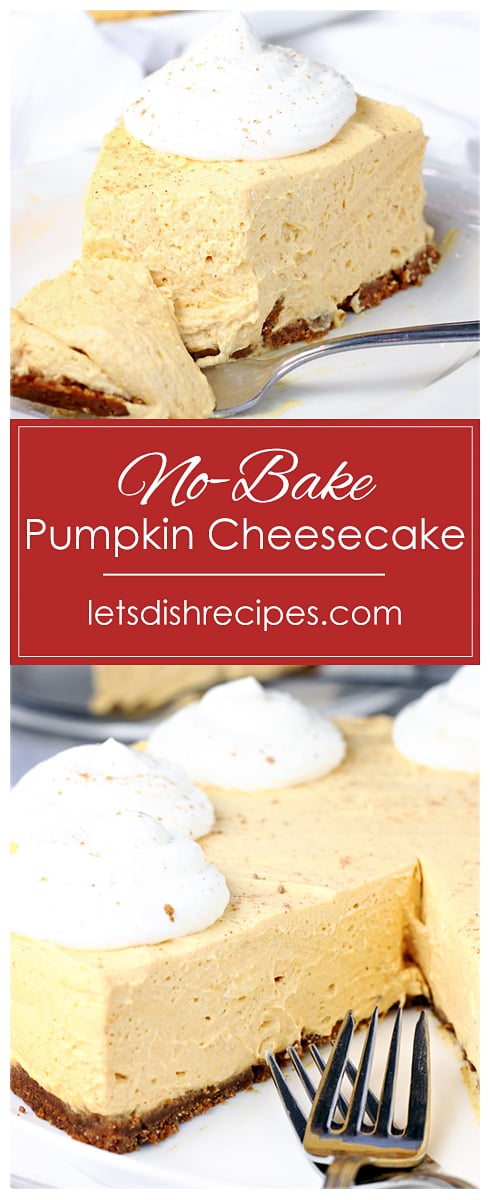 No-Bake Pumpkin Cheesecake