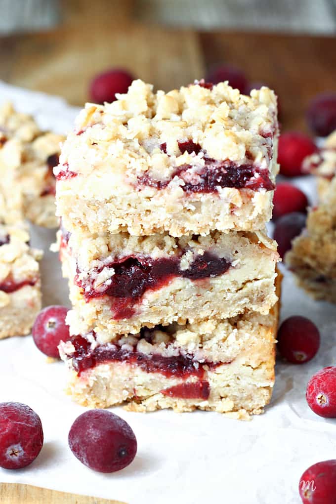 Cranberry Cream Cheese Bars