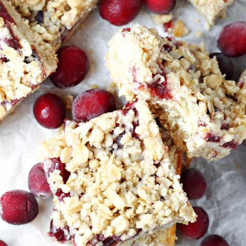 Cranberry Cream Cheese Bars feature