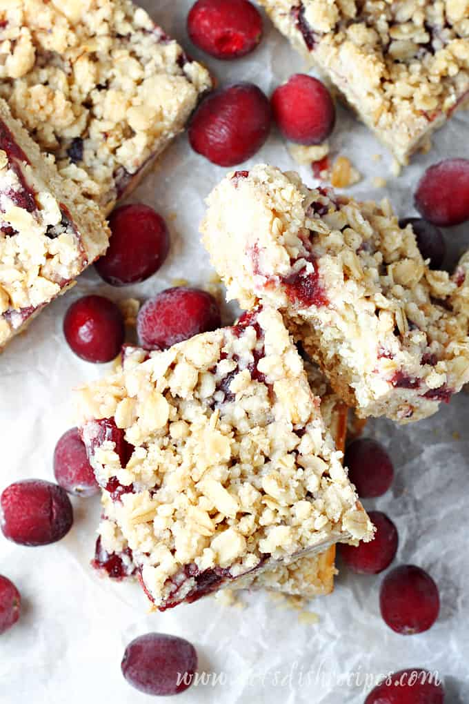 Cranberry Cream Cheese Bars