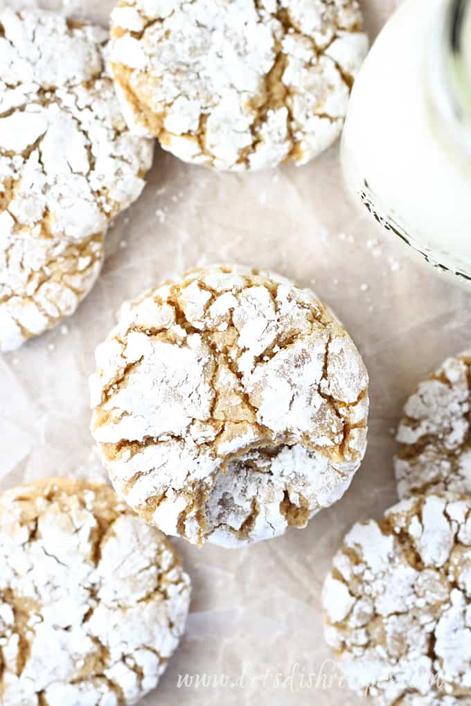 Cake Mix Orange Spice Crinkle Cookies