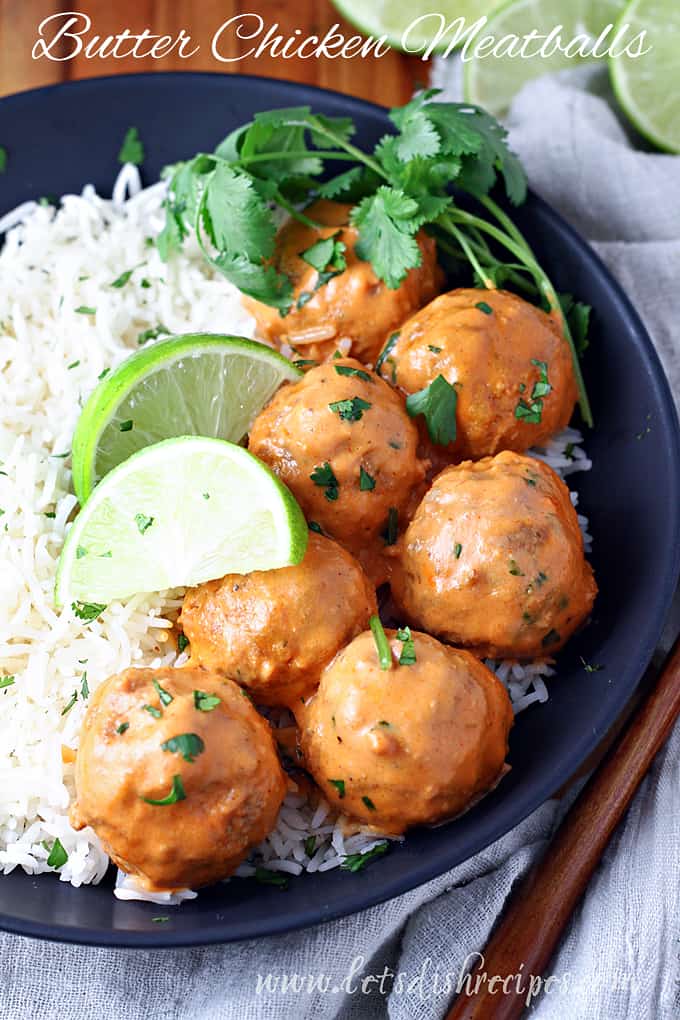 Butter Chicken Meatballs 1WB