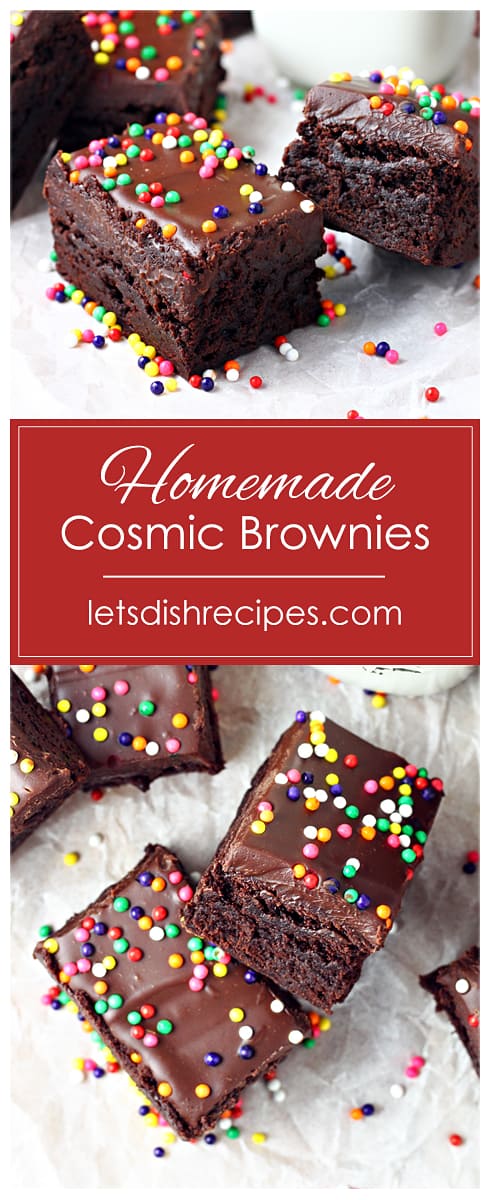 Homemade Cosmic Brownies