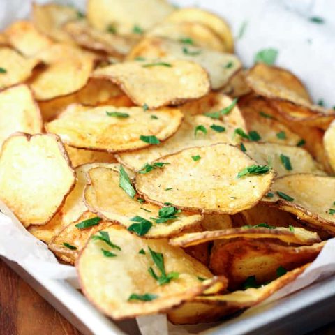 Crispy Air Fryer Potato Chips feature