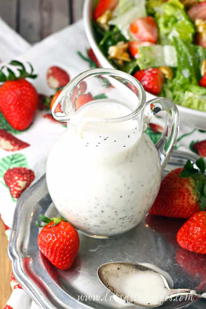 Creamy Honey Poppy Seed Dressing