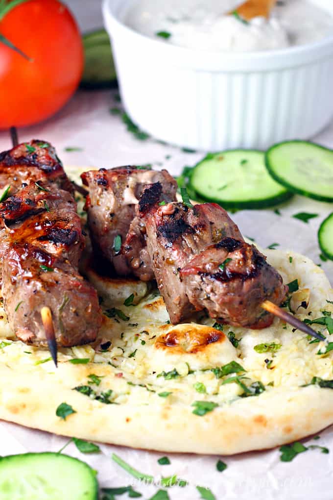 Grilled Beef Souvlaki