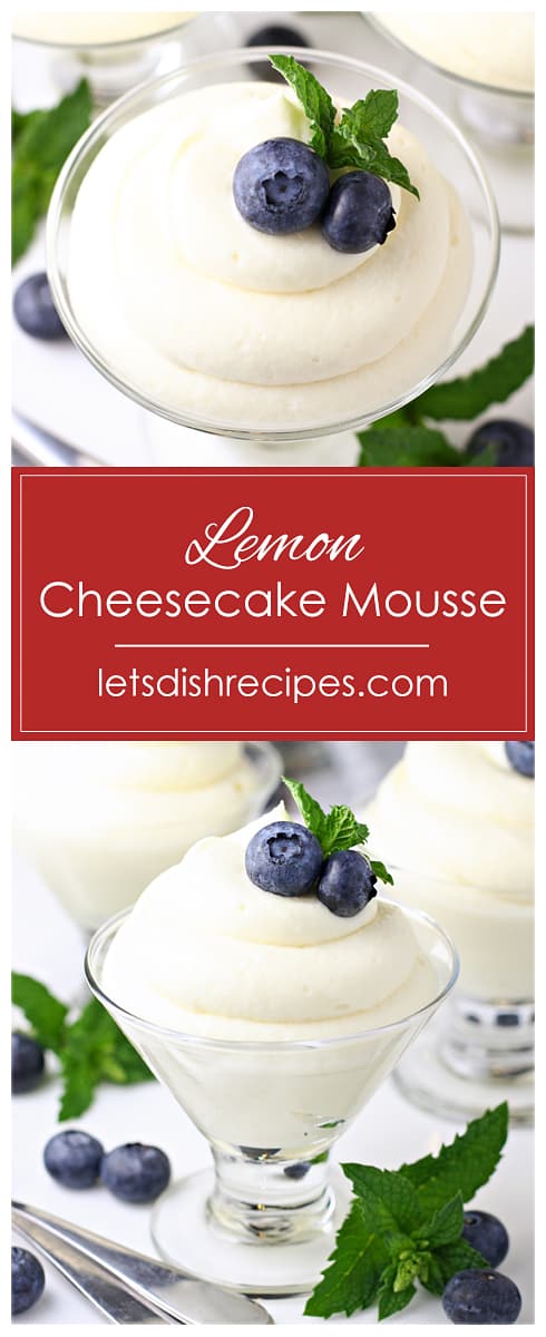 Lemon Cheesecake Mousse