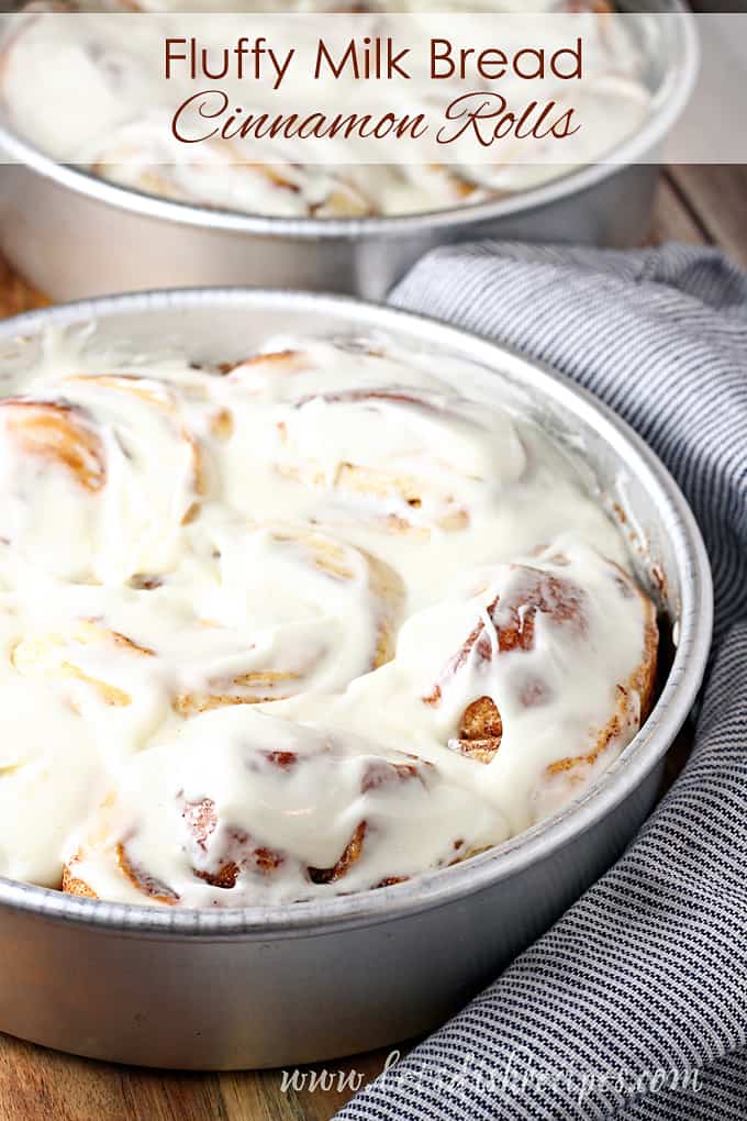 Fluffy Milk Bread Cinnamon Rolls