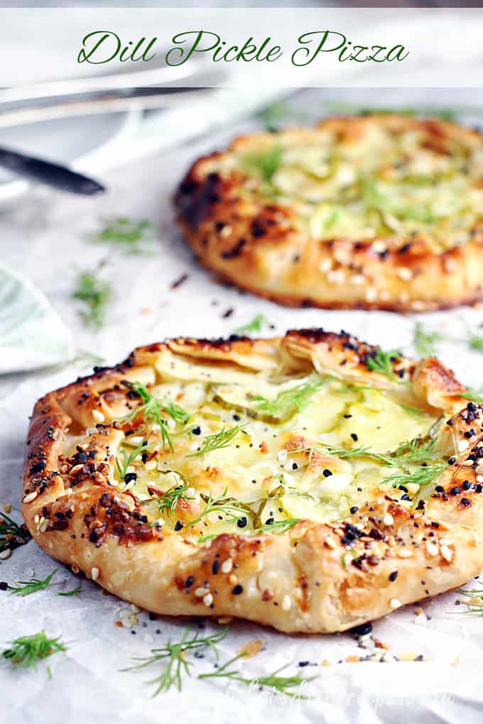 Mini Dill Pickle Pizzas