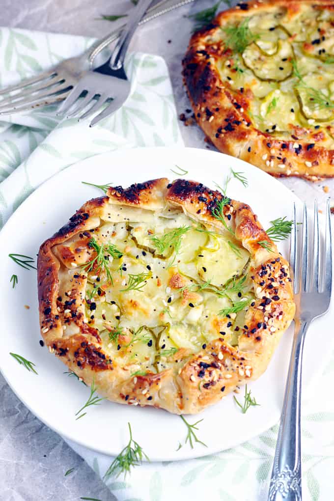 Mini Dill Pickle Pizzas