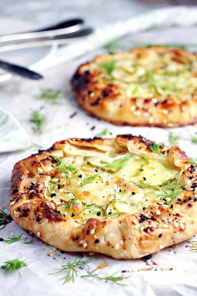 Mini Dill Pickle Pizzas