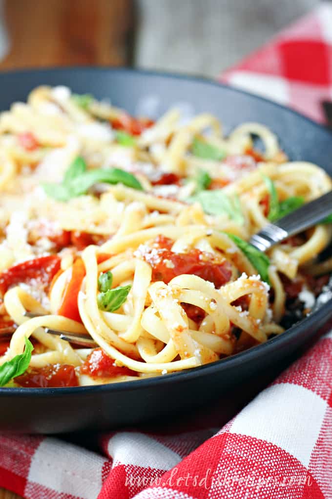 Balsamic Roasted Cherry Tomato Pasta