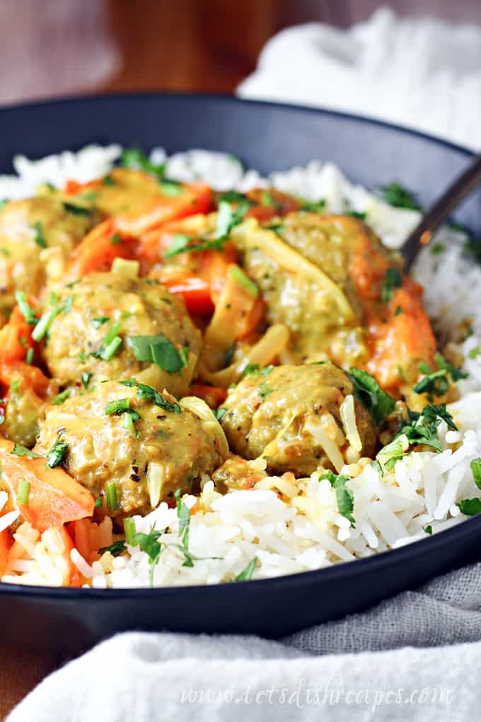 Thai Chicken Meatball Curry