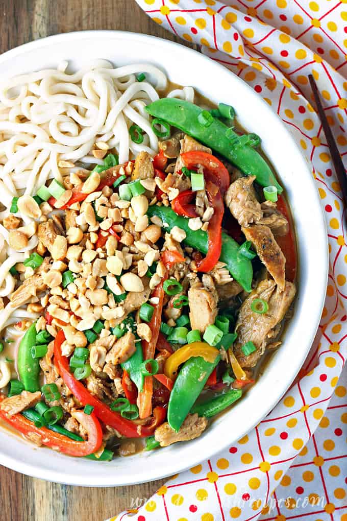 Slow Cooker Thai Peanut Pork