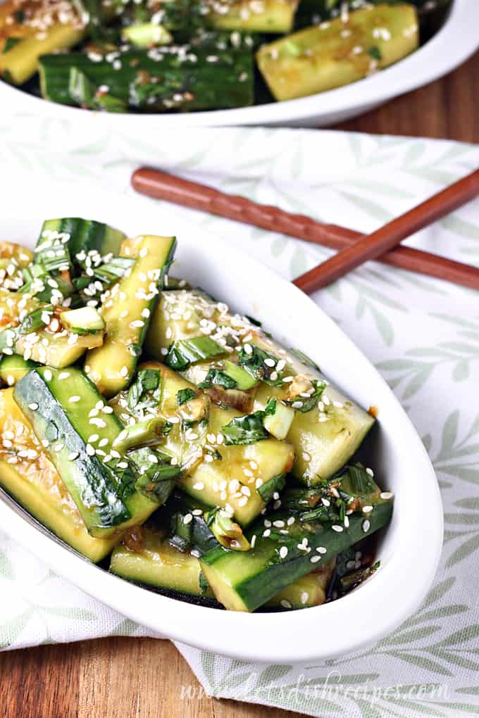 Smashed Cucumber Salad