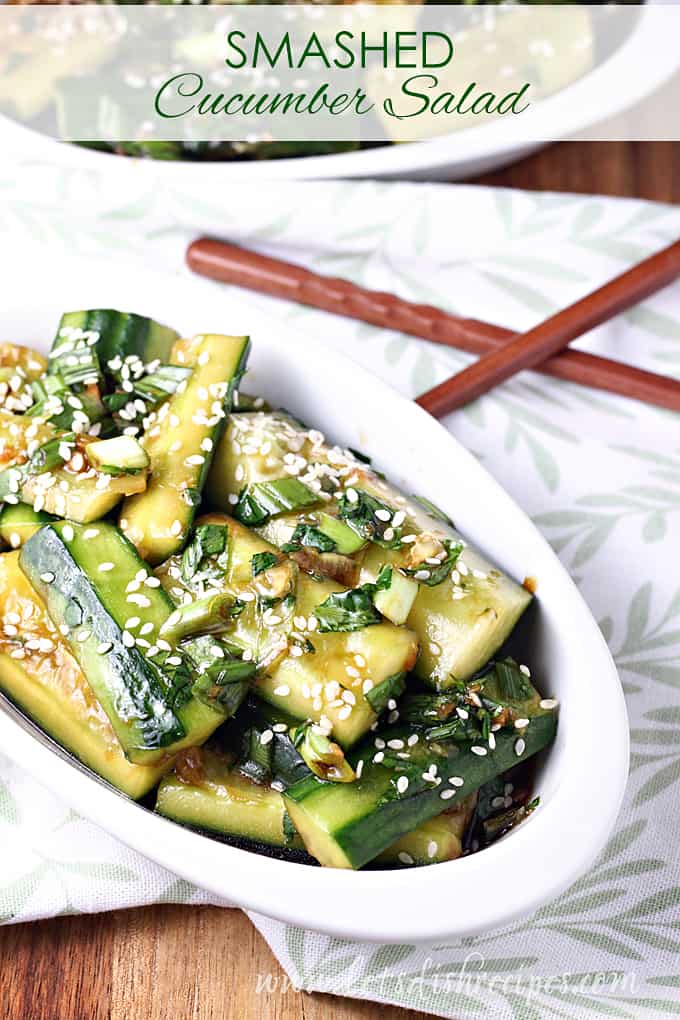 Smashed Cucumber Salad