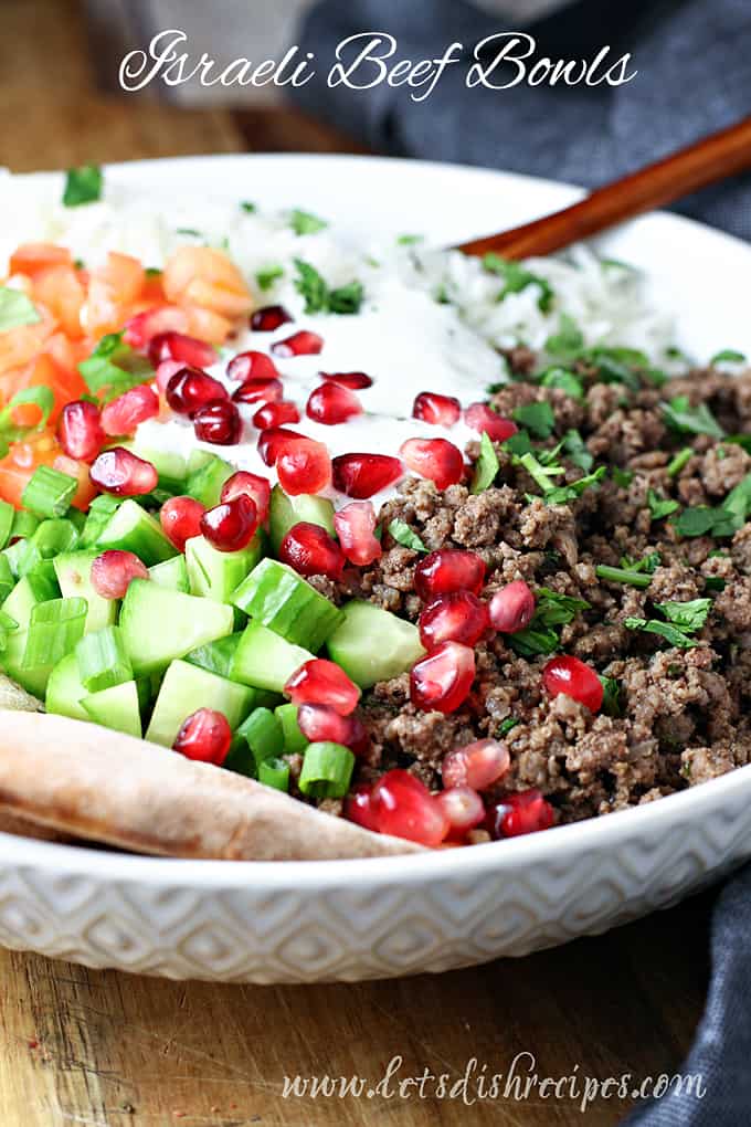 Israeli Beef Bowls