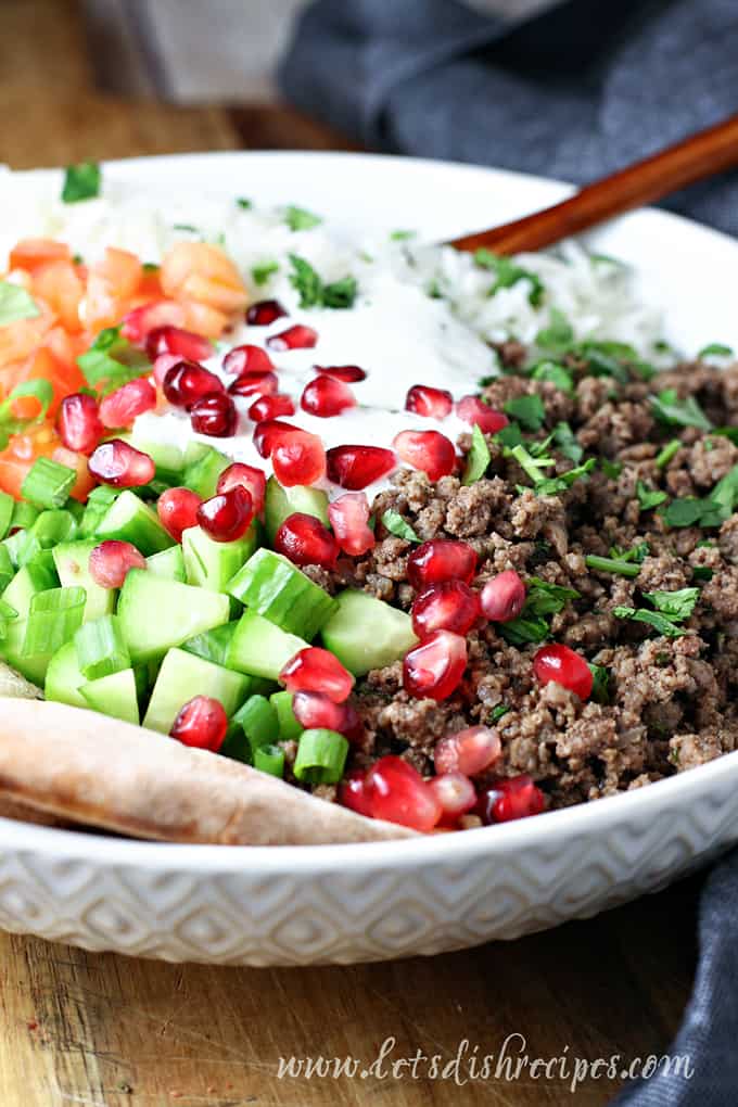 Israeli Beef Bowls