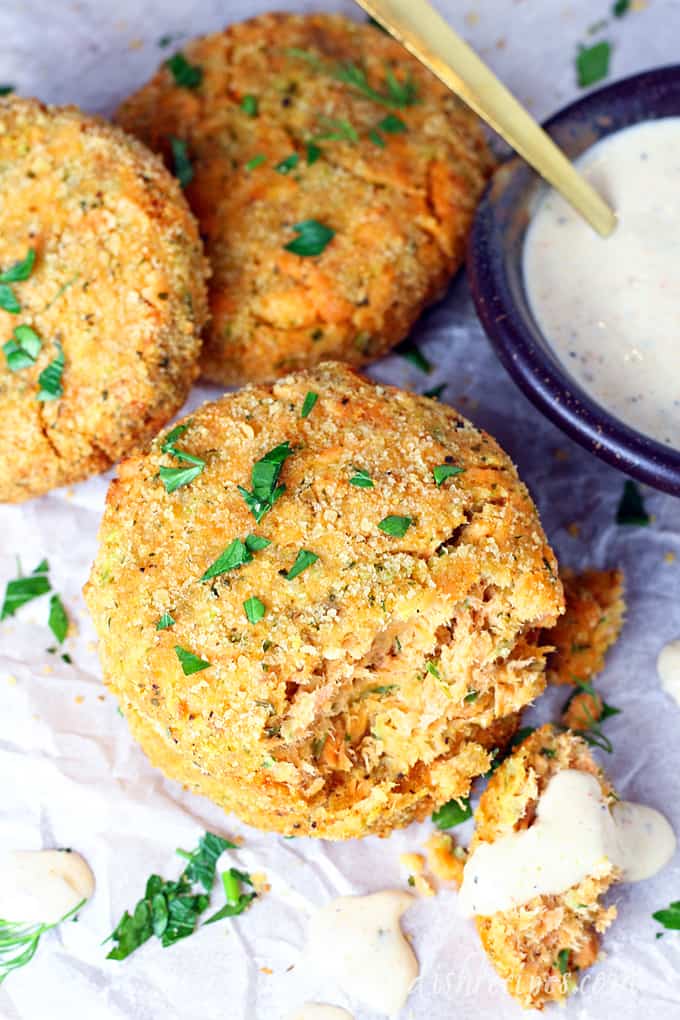 Air Fryer Salmon Cakes