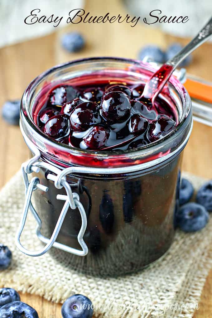 Easy Blueberry Sauce