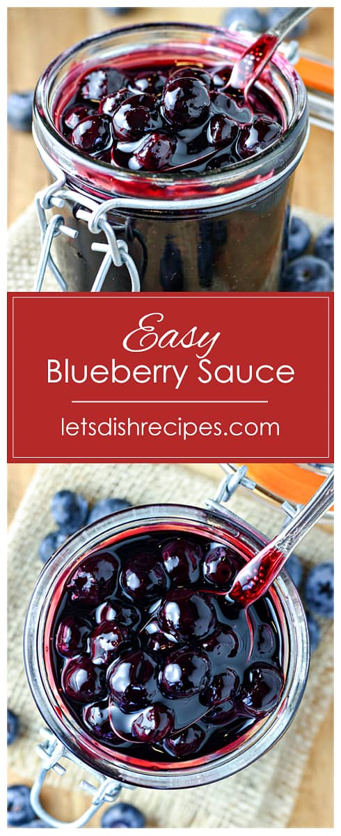 Easy Blueberry Sauce