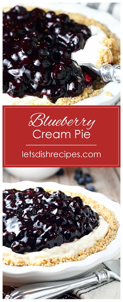 Best Blueberry Cream Pie