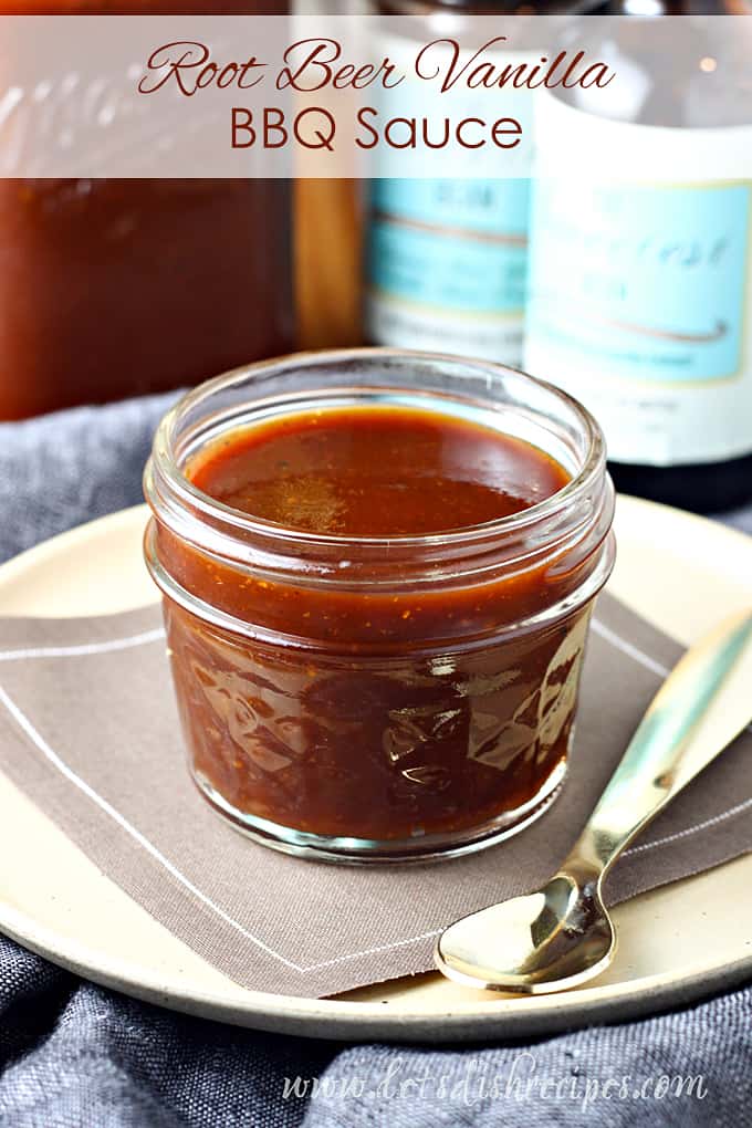 Root Beer Vanilla Barbecue Sauce