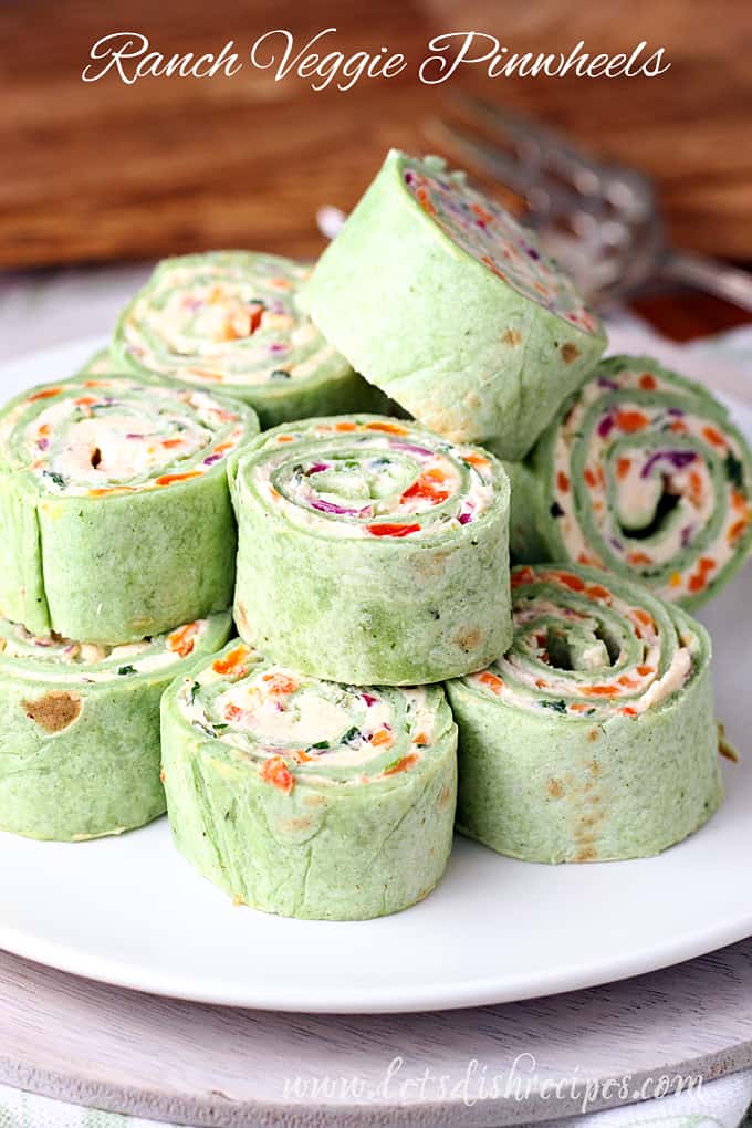 Ranch Veggie Pinwheels