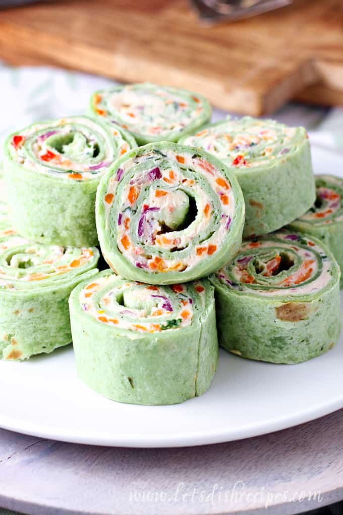 Ranch Veggie Pinwheels