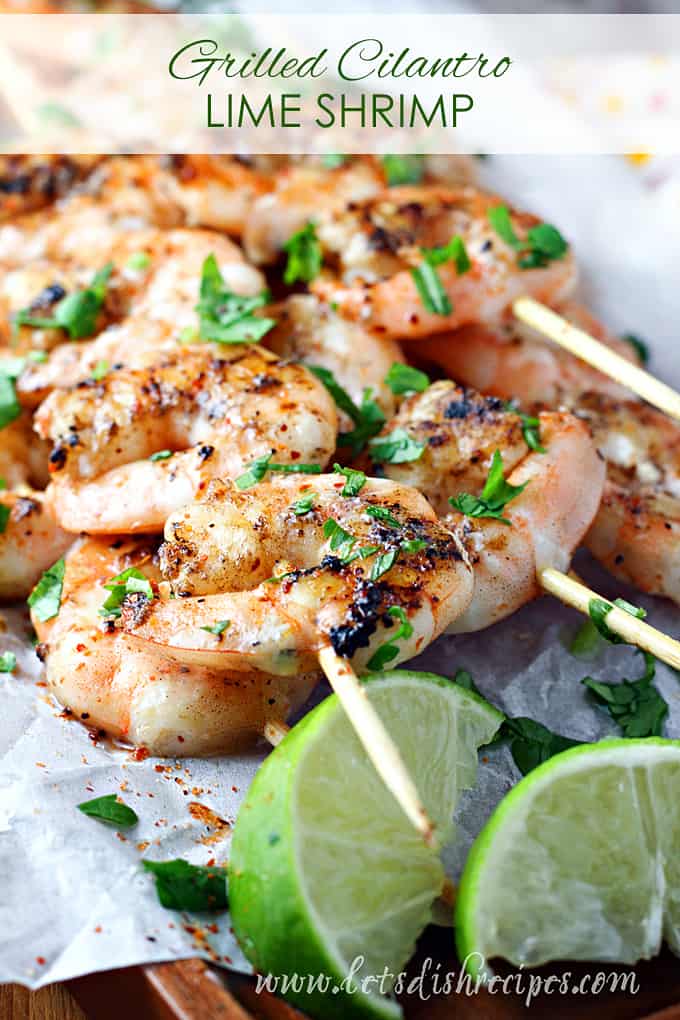 Grilled Cilantro Lime Shrimp