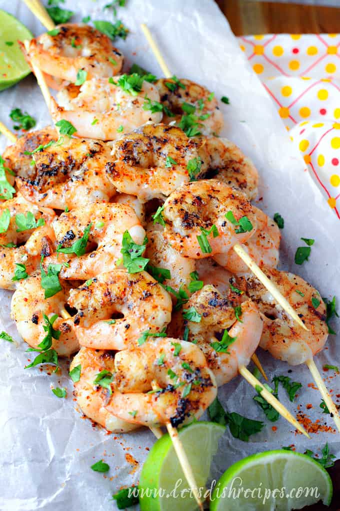 Grilled Cilantro Lime Shrimp