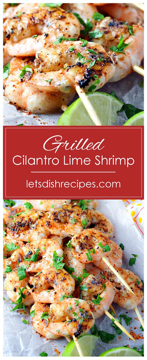 Grilled Cilantro Lime Shrimp