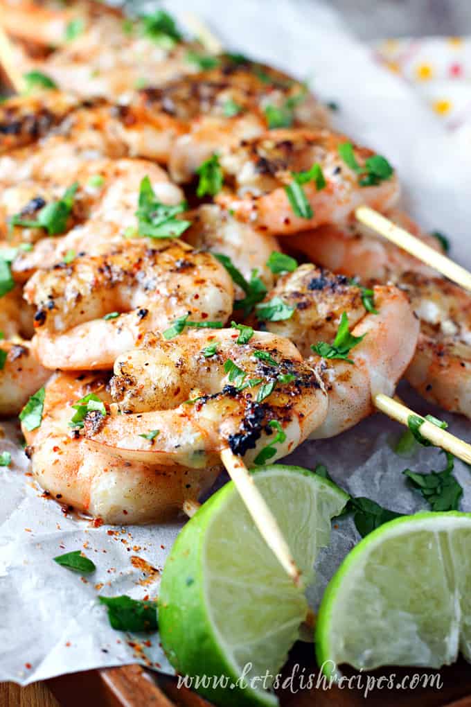 Grilled Cilantro Lime Shrimp