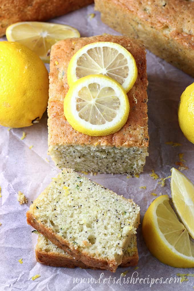 Lemon Poppy Seed Zucchini Bread