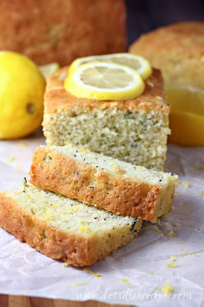 Lemon Poppy Seed Zucchini Bread