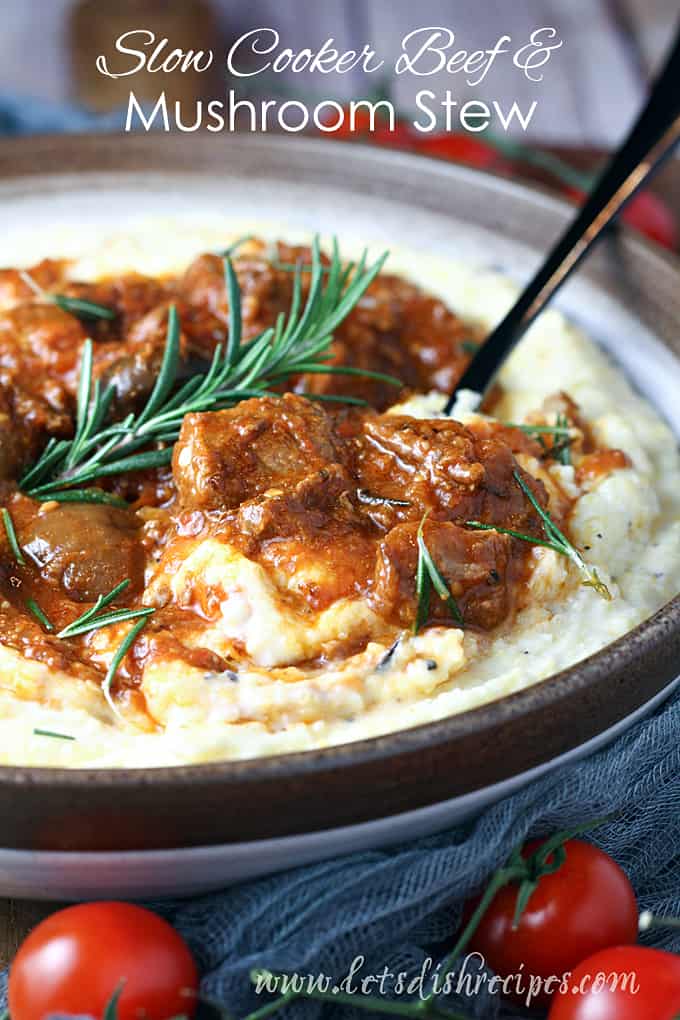 Slow Cooker Beef and Mushroom Stew